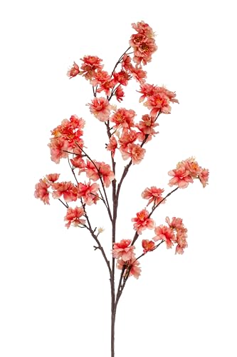 Easyplants Künstlicher Kirschblütenzweig rot 120 cm von Easyplants
