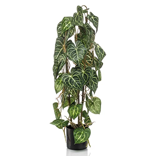 Kunstpflanze Anthurie auf Stamm 75 cm von Easyplants