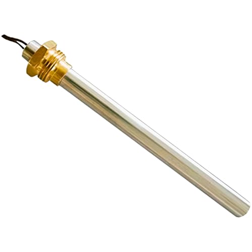 Easyricambi - Zündkerze für Pelletofen 250 W, Durchmesser 9,9 mm und Länge 136 mm (146 mm insgesamt) Gewinde 3/8 Zoll Gas, Widerstand für Schnellheizung, Ersatz für Modelle Ecoteck Ravelli von Easyricambi