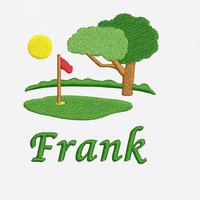 Handtuch Golf Mit Namen von EasystitchShop
