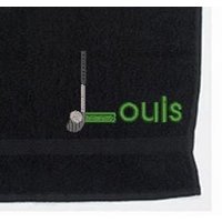 Handtuch Golfschläger Mit Namen Handtuch Golfschläger Mit Namen von EasystitchShop