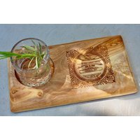 Vatertag Geschenk, Personalisiertes Gin Set, Gin Geschenkeset, Gin Liebhaber, Holzuntersetzer, Geschenkset, Männergeschenk Aus Holz von Eatartdrink