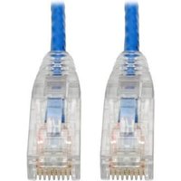 Eaton Tripp Lite Series Cat6 Gigabit Snagless Slim UTP Ethernet Kabel (RJ45 Stecker/Stecker), Blue, 6-in. (15.24 cm) von Eaton