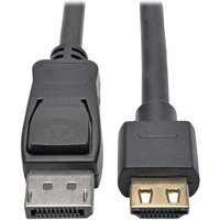 Eaton Tripp Lite Series DisplayPort 1.4 zu HDMI Active Adapterkabel (Stecker/Stecker), 4K 60 Hz, 4:4:4, HDR, HDCP 2.2, 3 von Eaton