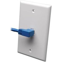 Eaton Tripp Lite Series Left-Angle Cat6 Gigabit Molded UTP Ethernet Kabel (RJ45 Left-Angle M zu RJ45 M), Blue, 5 ft. (1. von Eaton