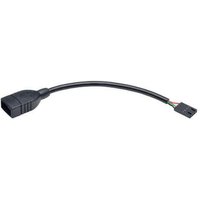 Eaton Tripp Lite Series USB 2.0 A Female zu USB Motherboard 4-PIN IDC Header Kabel, 6-in. (15.24 cm) von Eaton