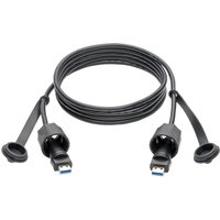 Eaton Tripp Lite Series USB-A Male zu USB-A Male Kabel, SuperSpeed, 3.0/3.1, Industrial, 6 ft. (1.83 m) - IP68, Shielded von Eaton