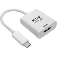 Eaton Tripp Lite Series USB-C zu HDMI Adapter (M/F) - 4K 60 Hz, HDCP 2.2, White von Eaton