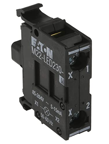 Eaton (Moeller) LED-Element M22-LED230-W, Schwarz, 1 Stück (1er Pack) von Eaton
