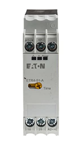 Eaton Eaton Moeller Zeitrelais, DIN-Schienen, 3 → 60s, 24 → 240V ac/dc, 2 Kont. Einfach, 1-poliger von Eaton