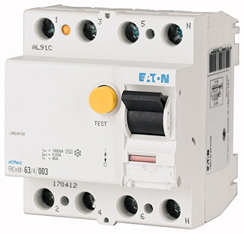 Eaton 170322 FI-Schalter, 40A, 4P, 100Ma, Typ S von Eaton