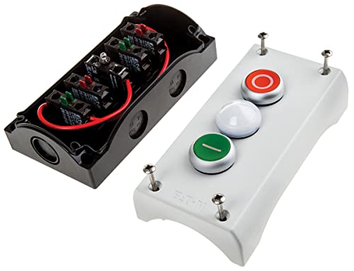 Eaton 216533 Drucktaster, 2 Schließer + 2 Öffner Aufbau, + LED von Eaton