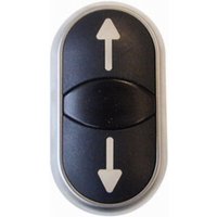 216710 M22-DDL-S-X7/X7 Doppeldrucktaster flach, rund 1 St. - Eaton von Eaton