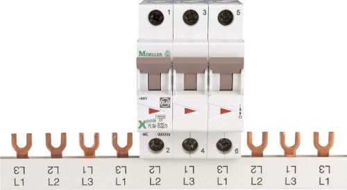 Eaton 271060 Phasenschiene, 3PH, 10qmm, Gabel, 1M von Eaton