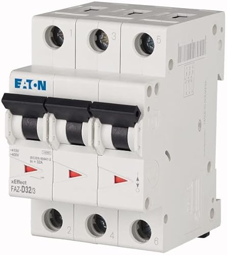 Leitungsschutz-Schalter D-Char 32A, 3p EATON FAZ-D32/3 von Eaton