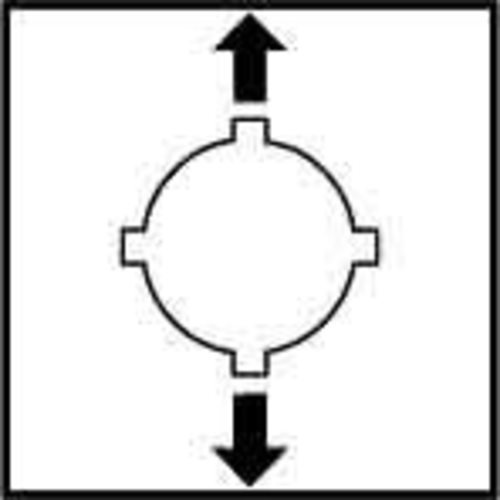 Schild für 4-Stellungsschalter, Pfeile EATON M22-XCK3 von Eaton