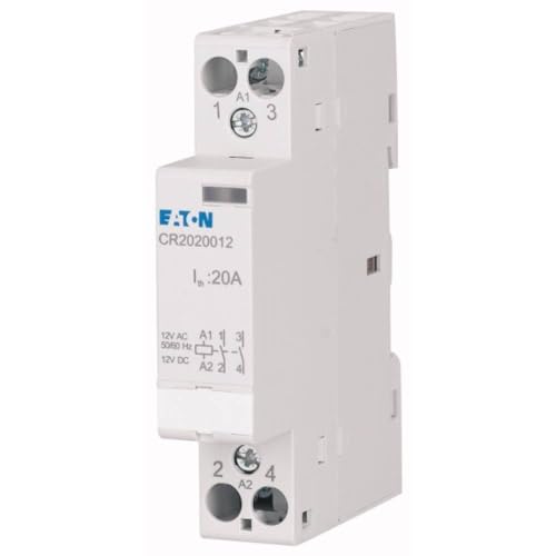 Eaton CR2020012 Installationsschuetz Nennspannung: 12V DC/AC Schaltstrom (max.): 20A 2 Schließer 1S von Eaton