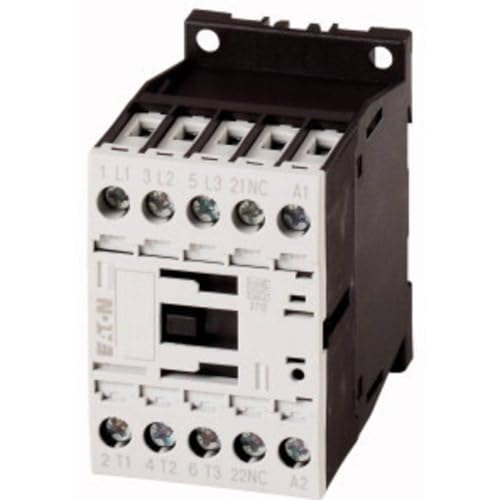 Eaton 276600 Leistungsschütz, 3-polig + 1 Öffner, 3 kW/400 V/AC3, DC-Betätigt von Eaton