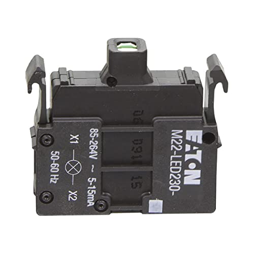 Eaton M22 LED-Block Anzeigenblock LED Grün beleuchtet, 85 → 264V ac, Schraubanschluss von Eaton
