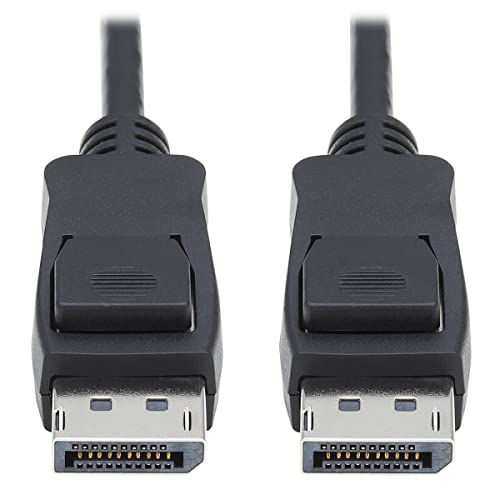 Eaton High Speed DisplayPort-Kabel, DP 1.4-Kabel mit Verriegelungsanschlüssen, 8K High-Definition-Video @ 30Hz, HDR, 4: 2: 0, HDCP 2.2 (m / m) 10 Fuß / 3,1 Meter (P580-010-V4) von Eaton