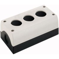 Eaton M22-I3 Aufbaugehäuse 3 Einbaustellen, für Bodenbefestigung (ø x h) 22 mm x 80 mm Anthrazit 1 von MOELLER