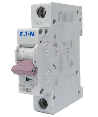 Eaton PLSM-B32-MW Leitungsschutzschalter 32A 1P 1-polig B-Charakteristik LS-Schalter (242183 ALT 244711) von Eaton