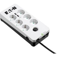 Eaton Steckdosenleiste 6fach mit RJ-11 Telefonstecker und USB-Anschlüsse 1.5m weiß von Eaton