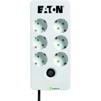 Eaton Steckdosenleiste 6-fach mit Überspannungsschutz und Schalter 1.5m weiß von Eaton