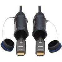 Eaton Tripp Lite Series High-Speed Armored HDMI Fiber Active Optical Kabel (AOC) mit Hooded Verbinder and Reel - 4K @ 60 von Eaton