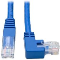 Eaton Tripp Lite Series Right-Angle Cat6 Gigabit Molded UTP Ethernet Kabel (RJ45 Right-Angle M zu RJ45 M), Blue, 1 ft. ( von Eaton