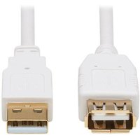 Eaton Tripp Lite Series Safe-IT USB 2.0 Antibacterial Verlängerung Kabel (A M/F), USB 2.0, Weiß, 3 ft. (0.91 m) von Eaton