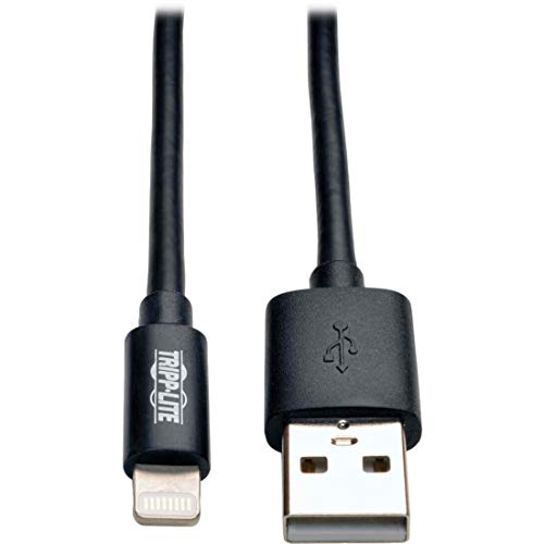 Eaton USB-A auf Lightning Lade- und Datenkabel, MFi-zertifiziert für iPhone, iPad & iPod - Schwarz, 3 Fuß / 1 Meter (M100-003-BK) von Eaton