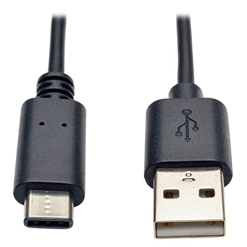 Eaton USB-A auf USB-C Kabel, USB 2.0 Hi-Speed Kabel, bis zu 480 Mbps Datenübertragung, abwärtskompatibel, Stecker zu Stecker, 6 Fuß / 1,8 Meter (U038-006) von Eaton