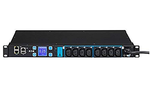 Eaton ePDU G3 Switched - Stromverteilungseinheit (Rack - einbaufähig) - Wechselstrom 230 V - 1-phasig - Ethernet 10/100, RS-232 - Eingabe, Eingang IEC 60320 C20 - Ausgangsanschlüsse: 8 von Eaton