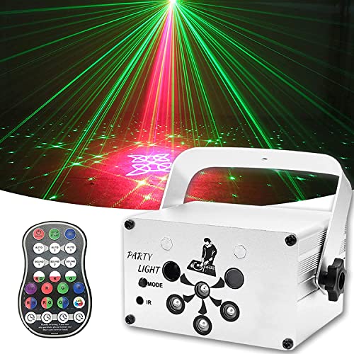 DJ-Disco-Lichter, USB-Party-Bühnenlichter, 120 LED-Muster, Sound-aktiviert und Stroboskop-Effekte mit Fernbedienung für Kindergeburtstag, Familientreffen, Karaoke, Weihnachten, Hochzeit von EatronChoi