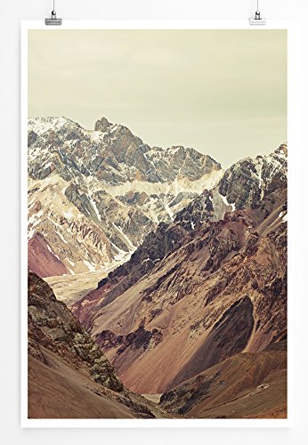 Eau Zone Bilder - Landschaft Natur – Aconcagua Nationalpark Argentinien- Leinwand Kunstdrucke Wandbilder aus Deutschland von Eau Zone