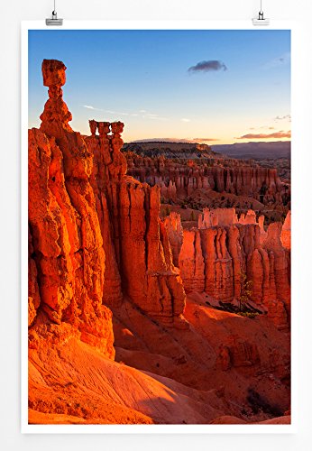Eau Zone Bilder - Landschaft Natur – Thors Hammer Bryce Canyon National Park- Leinwand Kunstdrucke Wandbilder aus Deutschland von Eau Zone