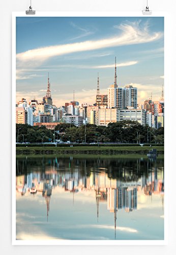 Eau Zone Home Bild - City – Parque Ibirapuera Sao Paulo Brasilien- Poster Fotodruck in höchster Qualität von Eau Zone