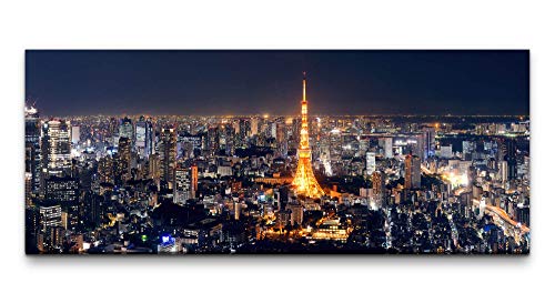 Eau Zone Wandbild Tokyo Skyline 100x40cm Eau Zone Wandbild Tokyo Skyline 100x40cm von Eau Zone