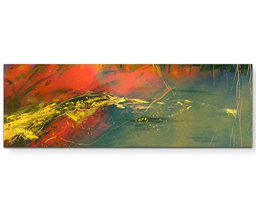 Eau Zone Wandbild auf Leinwand 120x40cm abstraktes Bild auf Glas Eau Zone Wandbild auf Leinwand 120x40cm abstraktes Bild auf Glas von Eau Zone