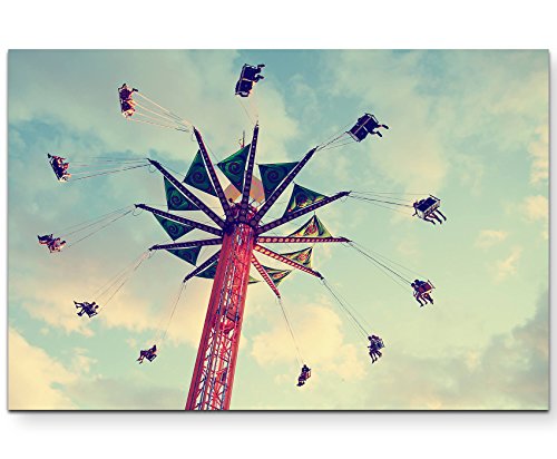Eau Zone Wandbild auf Leinwand 120x80cm Karussell auf Kirmes Eau Zone Wandbild auf Leinwand 120x80cm Karussell auf Kirmes von Eau Zone