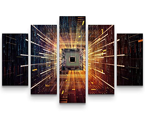 Eau Zone Wandbild auf Leinwand 160x100cm Matrix Eau Zone Wandbild auf Leinwand 160x100cm Matrix von Eau Zone