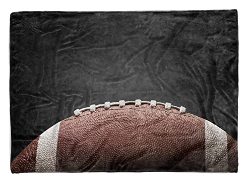 Handtuch Strandhandtuch Saunatuch Kuscheldecke mit Fotomotiv American Football Größe 180 x 100 cm von Eau Zone