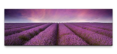 Eau Zone Leinwandbild auf Echtholzrahmen Lavendel Felder 120x40cm Eau Zone Leinwandbild auf Echtholzrahmen Lavendel Felder 120x40cm von Eau Zone