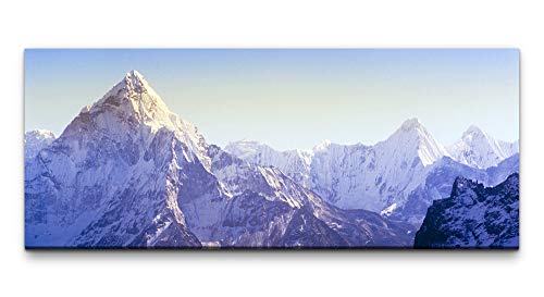 Wandbild schneebedeckter Himalaya 100x40cm von Eau Zone