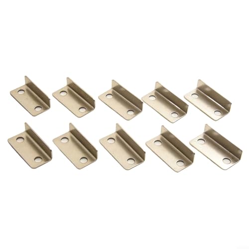 10 Stück Metall L-Form Wandhalterungen Stahl Eckregal Stützen für schwebende Regale in Küche, Garten, Bücherregal und Messestand mit Befestigungslöchern 10 Stück Metall L-Form Wandhalterungen Stahl Eckregal Stützen für schwebende Regale in Küche, Garten, Bücherregal und Messestand mit Befestigungslöchern von Eawfgtuw