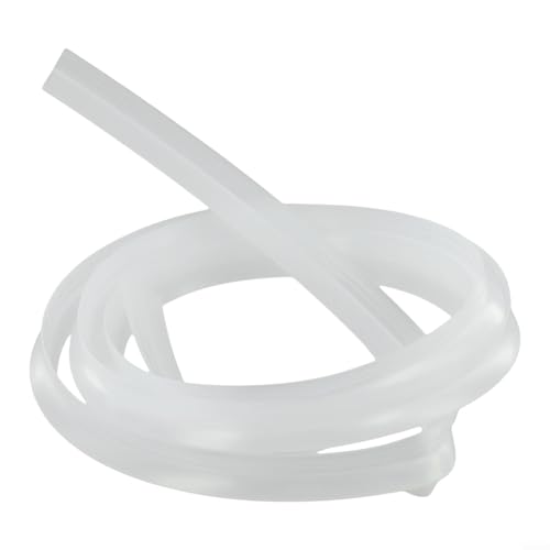 2 m Silikon-Gummidichtungsstreifen für Glas, wasserdicht für Schiebetüren und Badezimmertüren (8 mm) von Eawfgtuw