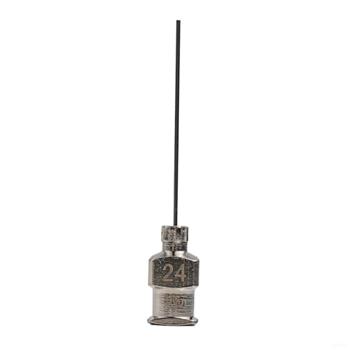 25 mm Edelstahl-Dosiernadelspitzen für industrielle Klebstoffanwendung, 2,5 cm, 8 G-30 G, Präzisions-Applikatorwerkzeug (24 G) von Eawfgtuw