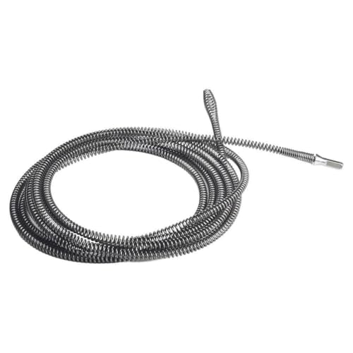 Abflussschlangenwerkzeug, flexibel, Federrohrreiniger für elektrische Bohrmaschine, Rohr-Entriegelungsausrüstung und Kanalreinigungsgerät, Küchenspüle-Entsperrer und verstopfte Dra(10 Meter) von Eawfgtuw