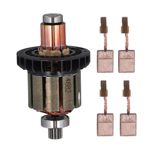 Bohrmotor-Kohlebürsten 619380-9 619583-5 mit 194427-5 CB-440, 13 x 13 x 10 mm, für Makita DDF482 DHP482 Serie elektrische Akku-Bohrschrauber, Elektrowerkzeug-Ersatz von Eawfgtuw